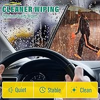 Vista 83 de 26" 20" 16" Windshield Wiper Blades Replacement for Dodge Grand Caravan 2008-2020 / Chrysler Town & Country 2008-2016 Premium All Weather Front Rear