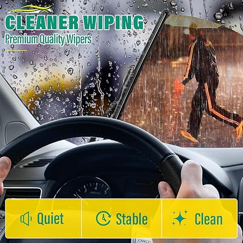 Miniatura 8 de Limpiaparabrisas para Chevrolet Traverse GMC Acadia Buick Enclave 2005-2010 PONTIAC G6 2008-2011 Buick Lucerne OE - Limpiaparabrisas de repuesto