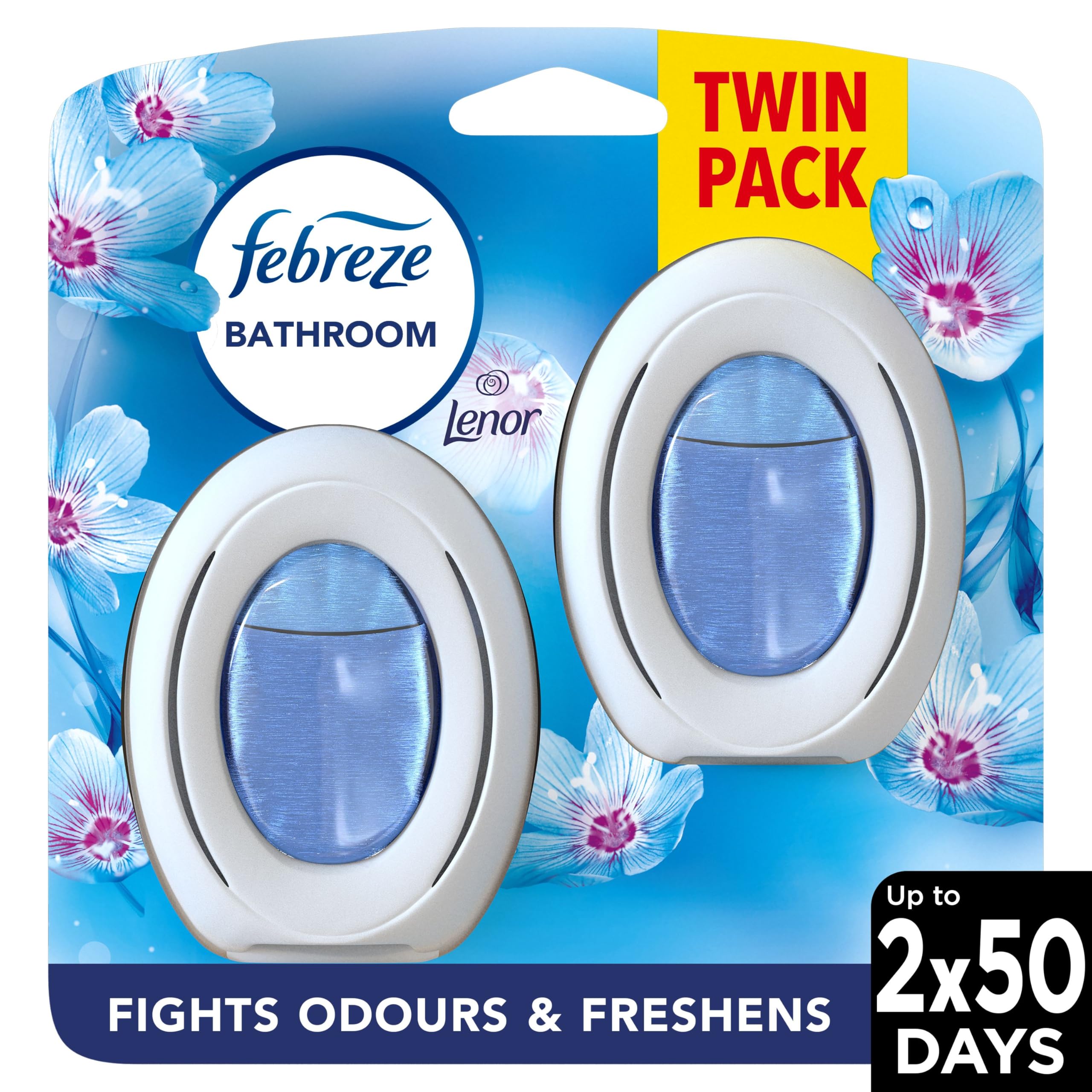 Febreze Spring Awakening Gel Air Freshener 2 Pack - White Jasmine