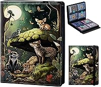 Vista 36 de Carpeta de tarjetas para Pokemon Mtg Yugioh TCG Béisbol Deportes Tarjetas de intercambio Libro Carpeta de 4 bolsillos de carga lateral 2160 Tarjetas