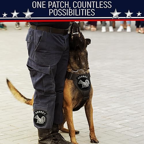 Miniatura 9 de Parches militares de velcro secreto de ardilla, parches de moral, parche de velcro para planchar, parche de policía, parches de mochila militar para