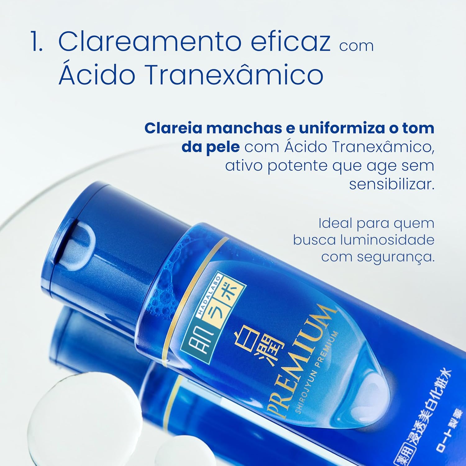 Hada Labo® Shirojyun Premium Lotion - Loção facial Clareadora Com Ácido Tranexâmico 170ml Hada Labo® Shirojyun Premium Lotion - Loção facial Clareadora Com Ácido Tranexâmico 170ml