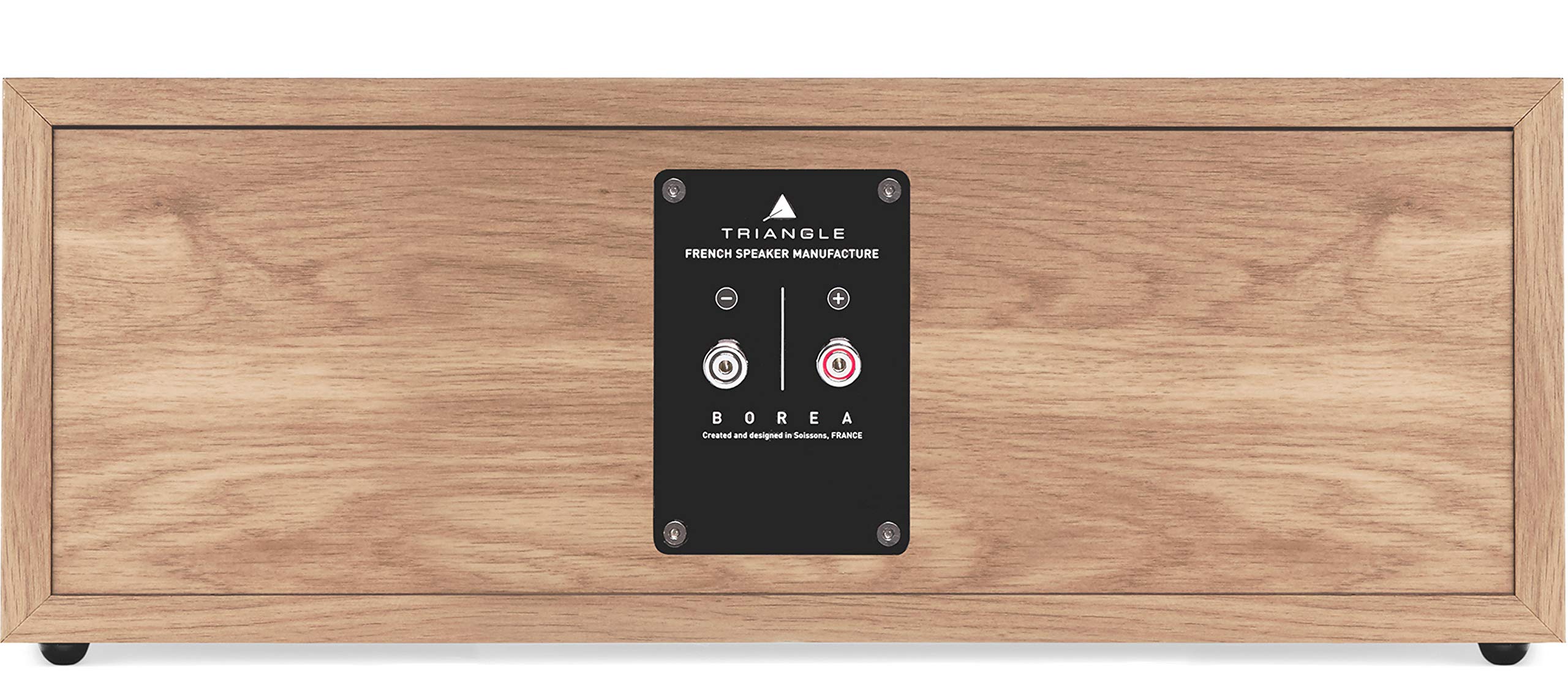 Triangle - Altavoz Central Home-Cinema BOREA BRC1-2 vías - Potencia máxima 100W - Sensibilidad 90 dB/W/m - Bass Reflex - 485 x 176 x 274 mm - Roble Claro