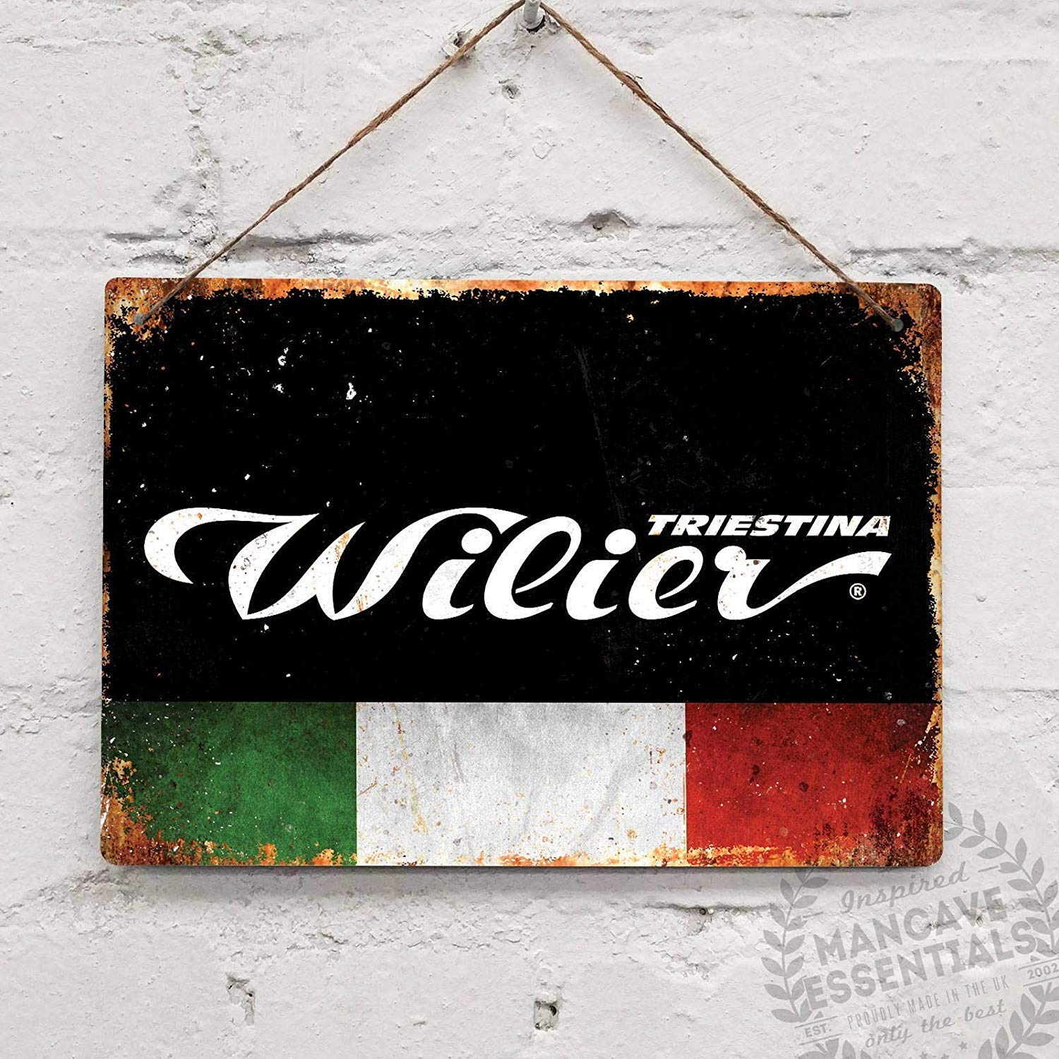 Yelacecca Tin Sign A92738 Wilier Replica Vintage Bike Cycle Retro Tour Tin Sign Metal Sign Metal Poster Metal Decor Metal Painting Wall Sticker Vintage Tin Sign 7.8 * 11.8 Inch(L * W)