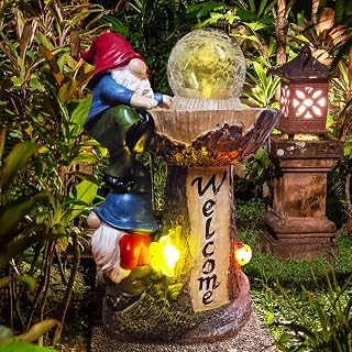 9 Sweet Pink Garden Shed Ideas for a Whimsical Backyard 52 Garden Gnomes Outdoor Statue with Solar LED Lights, Solar Garden Gnomes ...