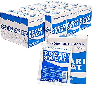Pocari Sweat Electrolyte Drink, 20 Box Case, 5 Packets Per Box, 100 Packets Total – Hydration, Replenishment & Recovery Beverage