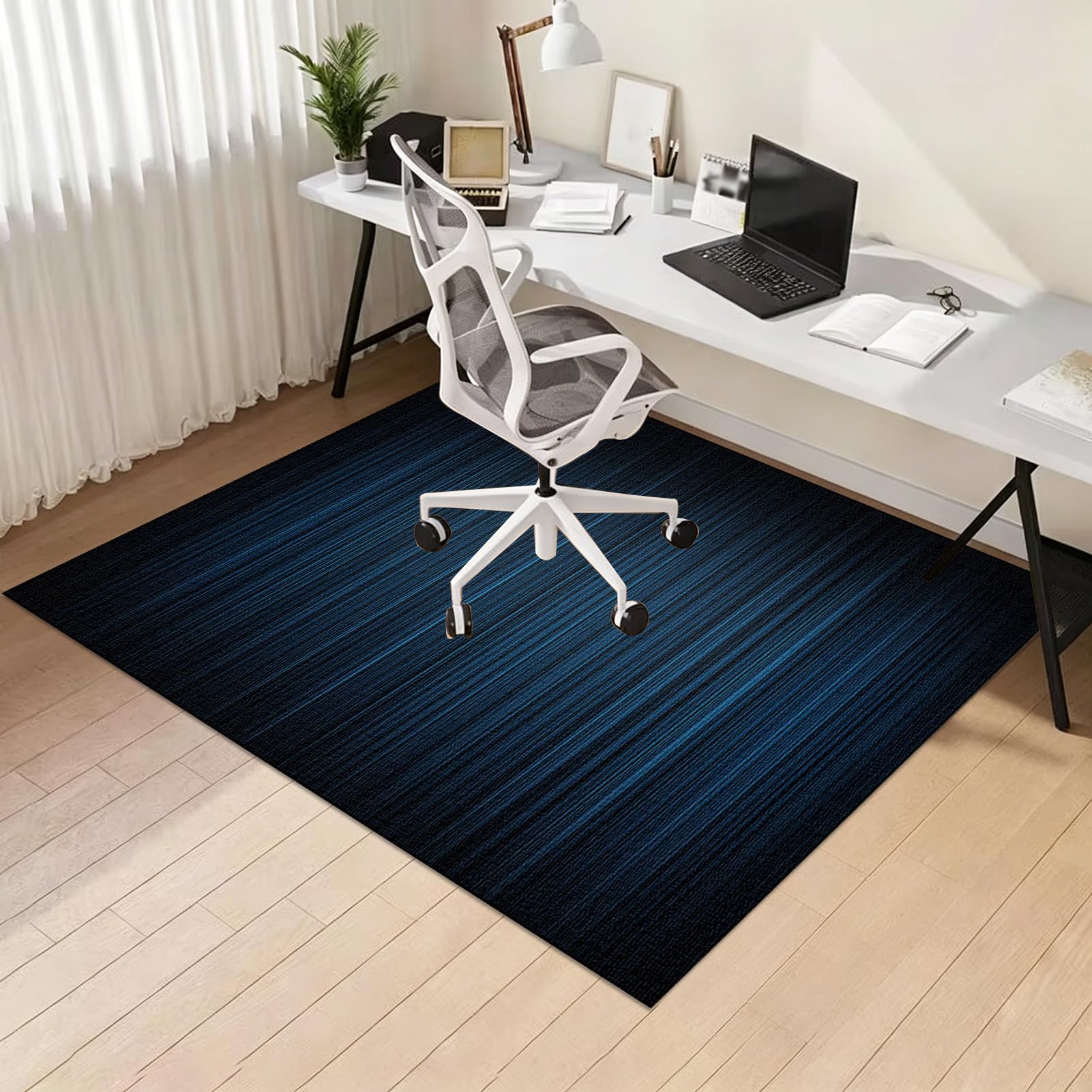 Tapis Gaming Sol pour Sols Durs, Tapis Chaise de Bureau Gaming Antidérapant Tapis de Sol Bureau, Tapis de Sol pour Bureau Plancher de Bois, Tapis de Protection en Carrelage 180 x 200 cm