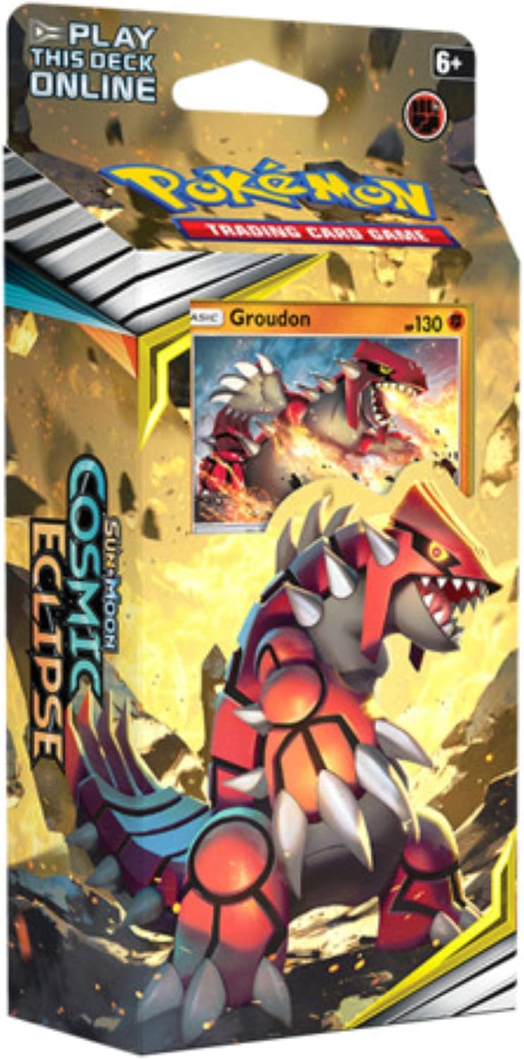 Pokemon SM12 Cosmic Eclipse Theme Deck- Groudon, Multicolor, Model:728192511615