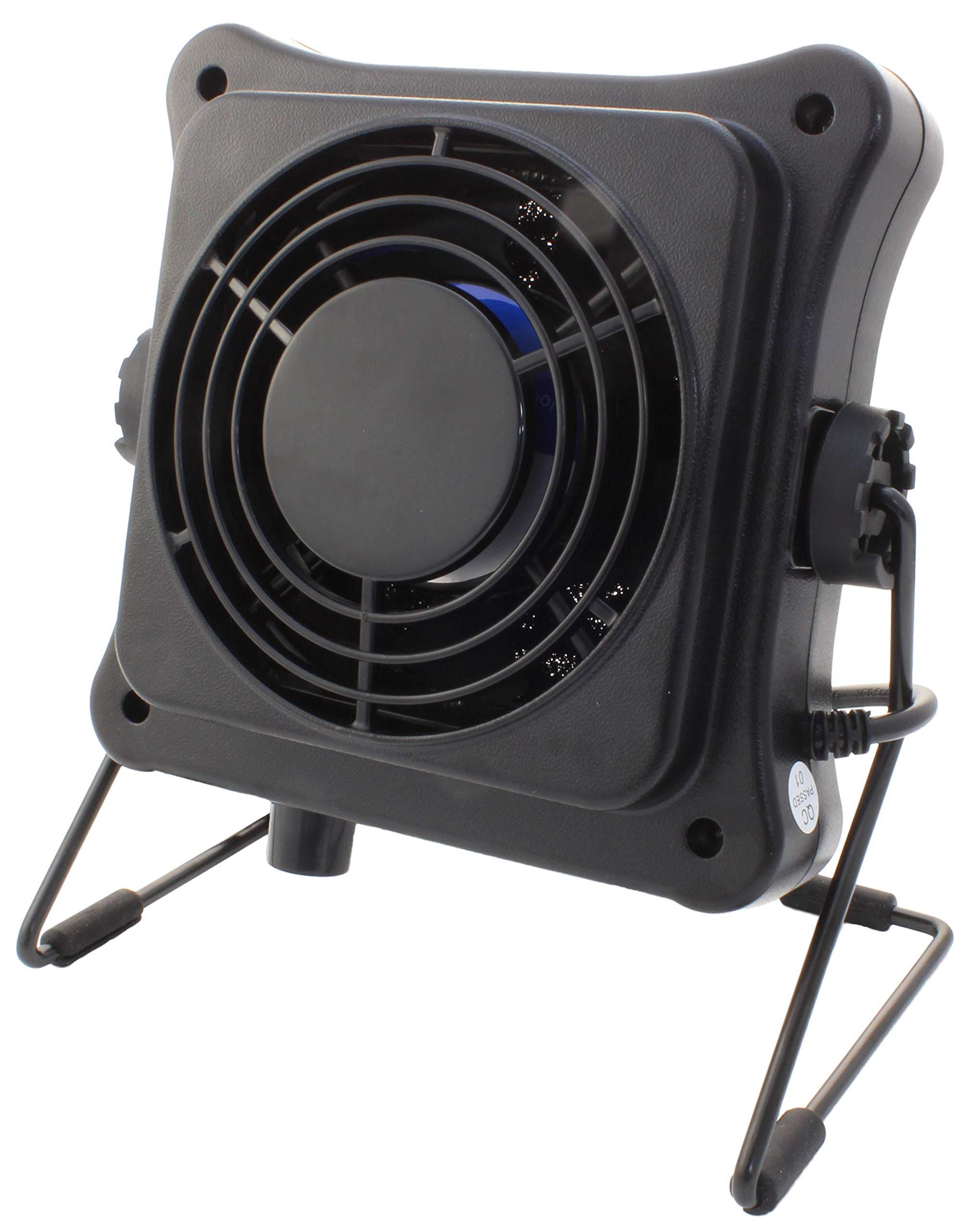 DURATOOL Solder Fume Extractor Bench Fan, 23W – Desktop & Wall Mount, Adjustable Angle & Speed with Carbon Filter, UK Plug (D03288)