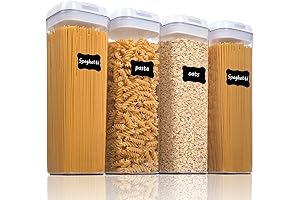 Vtopmart Airtight Pasta Storage Containers for Kitchen Organization