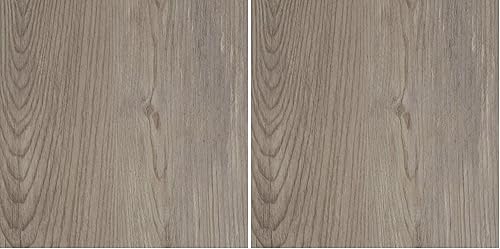 FloorPops FP3321 Bungalow - Azulejos de suelo para despegar y pegar, neutros (paquete de 2)