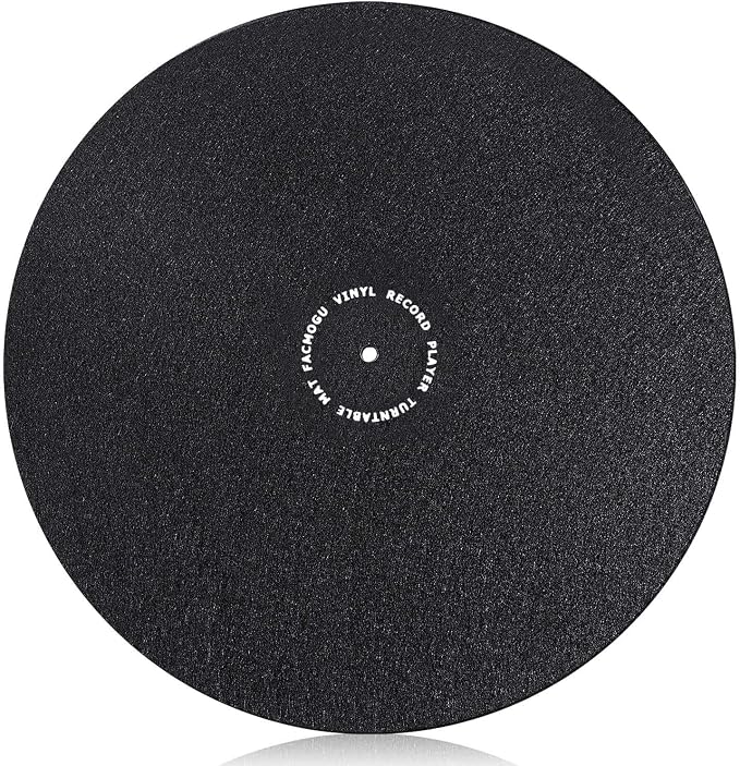 Facmogu 12 Inch Wool Turntable Slipmat