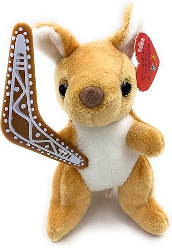 Aeisage Canguro peluche de 5 pulgadas juguetes de canguro australiano regalos para niños canguros de peluche súper suaves