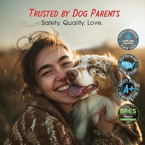 Miniatura 8 de Farmland Traditions Dogs Love Chicken Jerky - Golosinas para perros, cecina premium de dos ingredientes con pollo criado en Estados Unidos, de grado