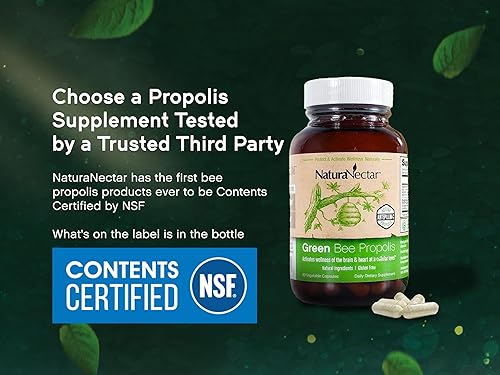 Miniatura 6 de NaturaNectar Propóleo de abeja verde | Contenido certificado por NSF | Propóleo brasileño premium | Alivio del cuidado | Apicultura ética y de