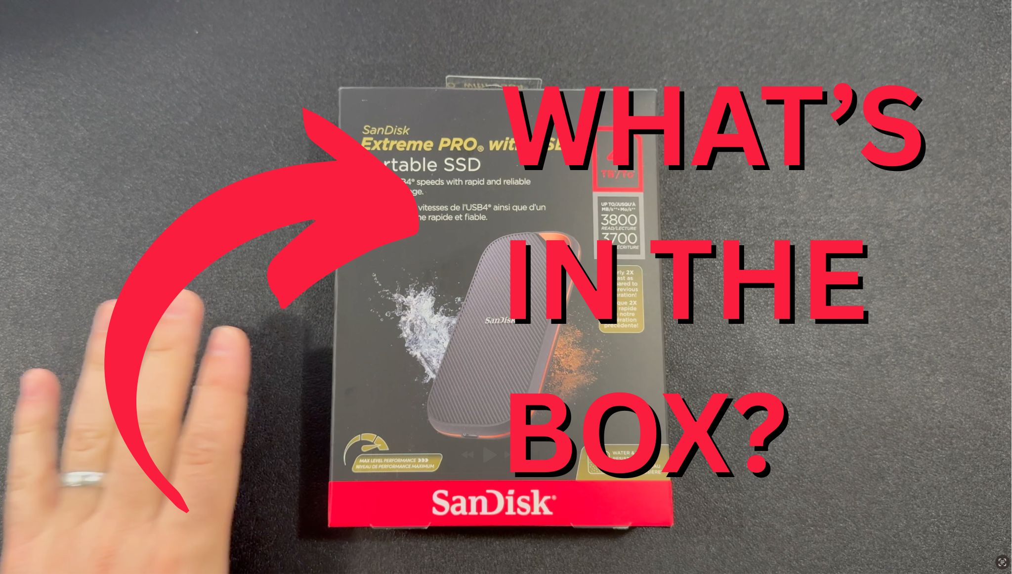 Watch Unboxing SanDisk Extreme PRO Portable SSD with USB4 4TB on