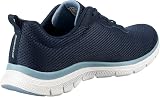 Skechers Women's Flex Appeal 4.0 Trainer, Navy, 6 UK - 6