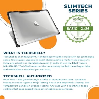 Gumdrop SlimTech Custom Case Fits MacBook Air 13-inch Retina (M1, 2020) - Lightweight Protection, Rubberized Thread on Sides, Seamless Asset Tagging, Embelishment Friendy for School or Work - Teal