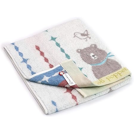 Amazon 今治タオル ポペット フェイスタオル イエロー クマ 今治 日本製 いまばり くま 熊 黄色 ハートウエル Hartwell キャラクター 可愛い かわいい 幼稚園 保育園 子供 こども 入園祝い 卒園祝い お風呂 お昼寝 洗顔タオル ヘアドライ 汗拭きタオル スポーツ