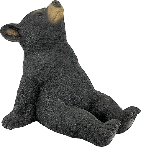 Design Toscano QM2622000 - Estatua de cachorro de oso de rayos que atrapan, acabado a todo color