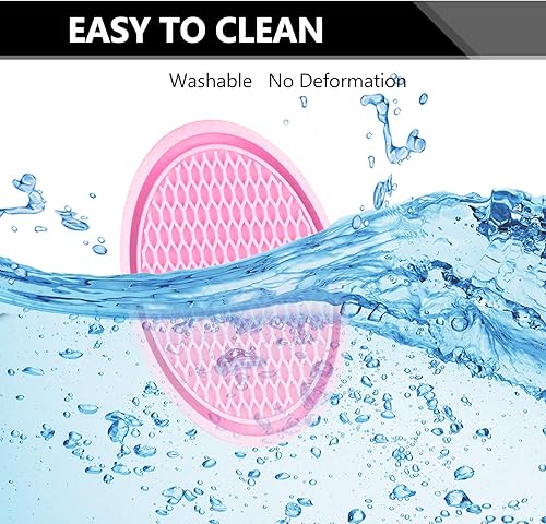 Miniatura 5 de 4 posavasos para automóvil, posavasos antideslizantes de silicona de 2.75 pulgadas, posavasos de té fijo impermeable con panal de abeja, portavasos