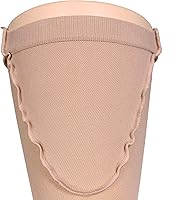 Vista 8 de Truform Medias quirúrgicas embolismo, medias altas de 18 mmHg, beige, grande, 2
