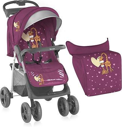 poussette lorelli rose