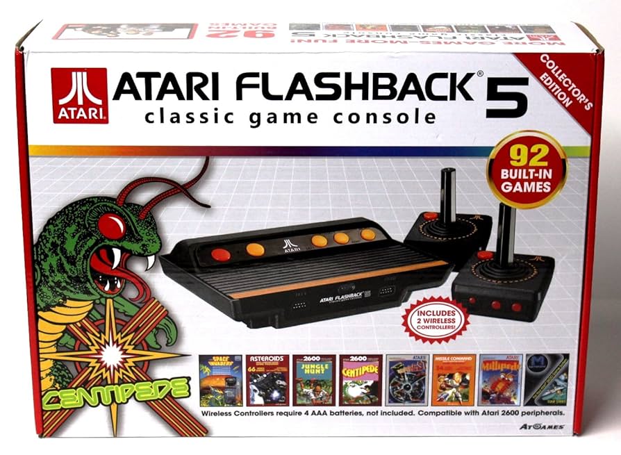 Atari Flashback 5 Classic Game レトロゲーム Amazon.com: Atari Flashback 5 Classic Game Console 92 Built