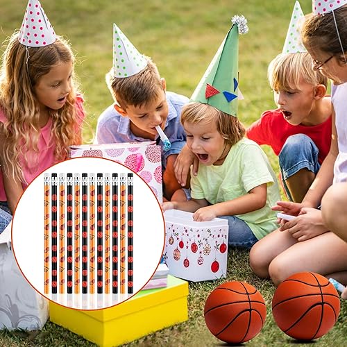 Miniatura 7 de 100 lápices de fútbol para fiestas de fútbol, lápices con temática deportiva, lápices deportivos con borrador, lápices de madera con impresión de