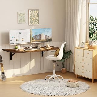 IAE Wall Mounted Floating Foldable Desk, 36