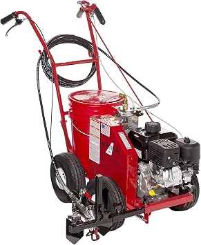 Pavement Line Striping Machine Model# 4600 Part# 10003031 | Parking Lot & Floor Striping | Powerful Engine | High & Low Pressure | Fully Adjustable | Easy to Use | Durable Construction | Made in USA
