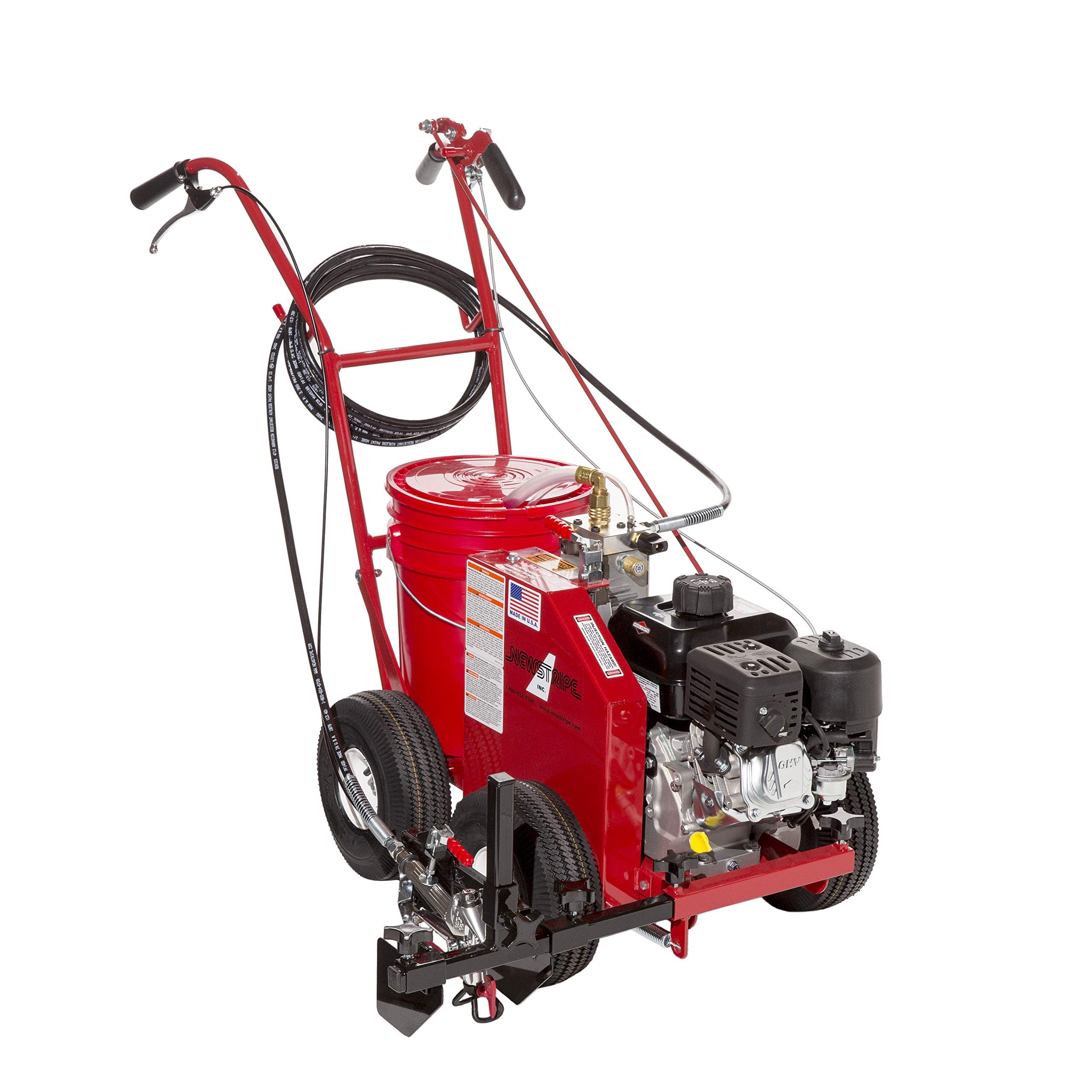 Pavement Line Striping Machine (Model# 4600 Part# 10003031) | Parking Lot & Floor Striping | Powerful Engine | High & Low Pressure | Fully Adjustable | Easy to Use | Durable Construction | Made in USA