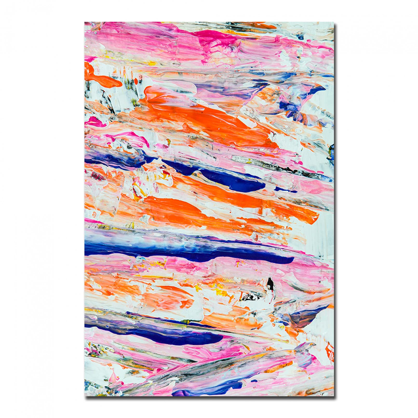 多色抽象アートキャンバス マルチカラーのテクスチャキャンバス絵画