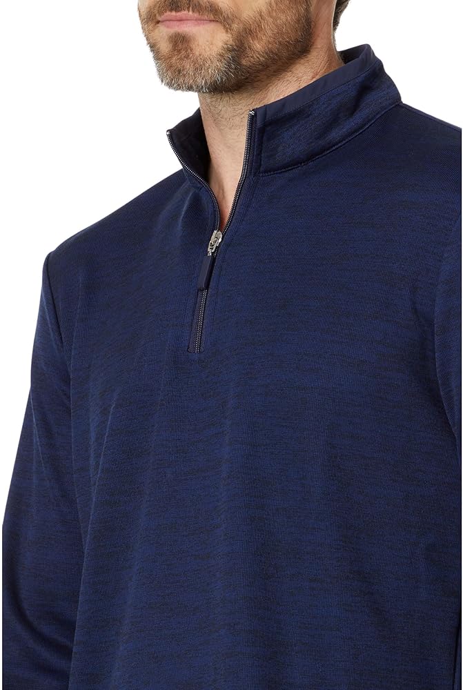 Johnston & Murphy Men's XC4 Nylon Trim Quarter Zip, Blue at Amazon