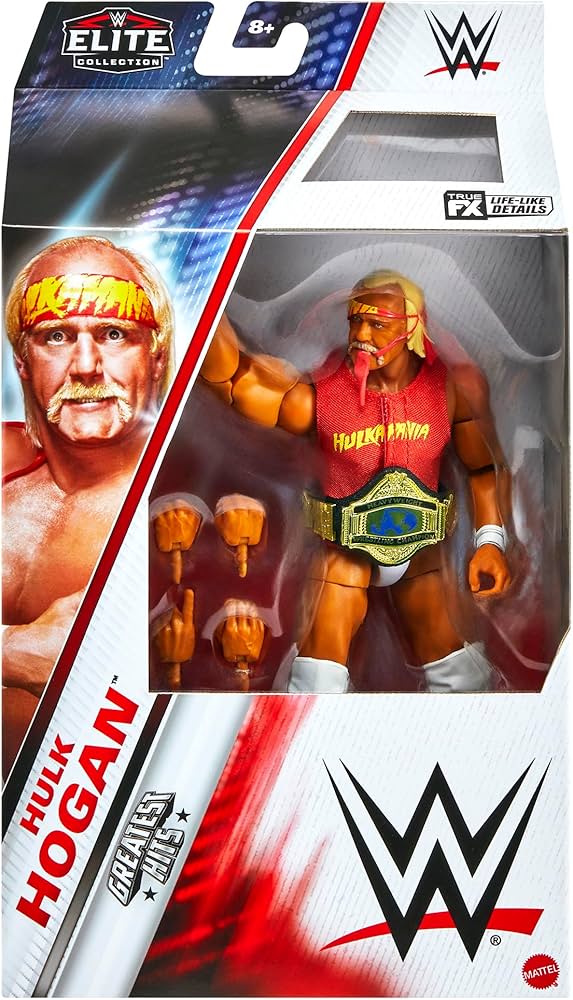 Amazon.com: WWE Hulk Hogan (Biting Headband) Elite Greatest Hits 7