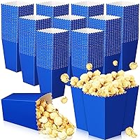 Vista 1 de Meanplan Cajas de palomitas de maíz, mini contenedor de cartón para palomitas de maíz, contenedor de cartón para aperitivos, bolsas desechables