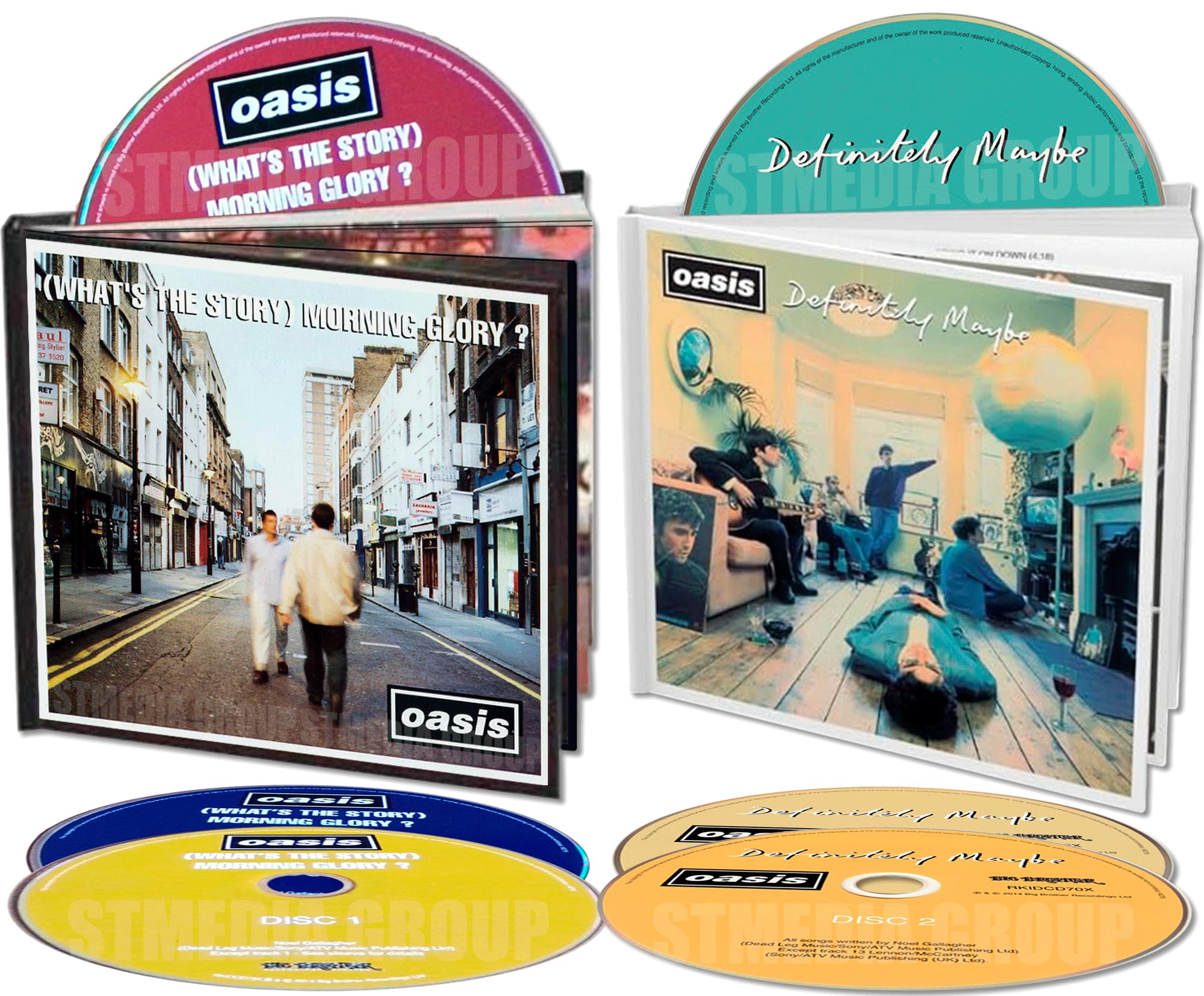 Definitely Maybe What's the Story Morning Glory? - Oasis 6СD Deluxe Remastered Edition