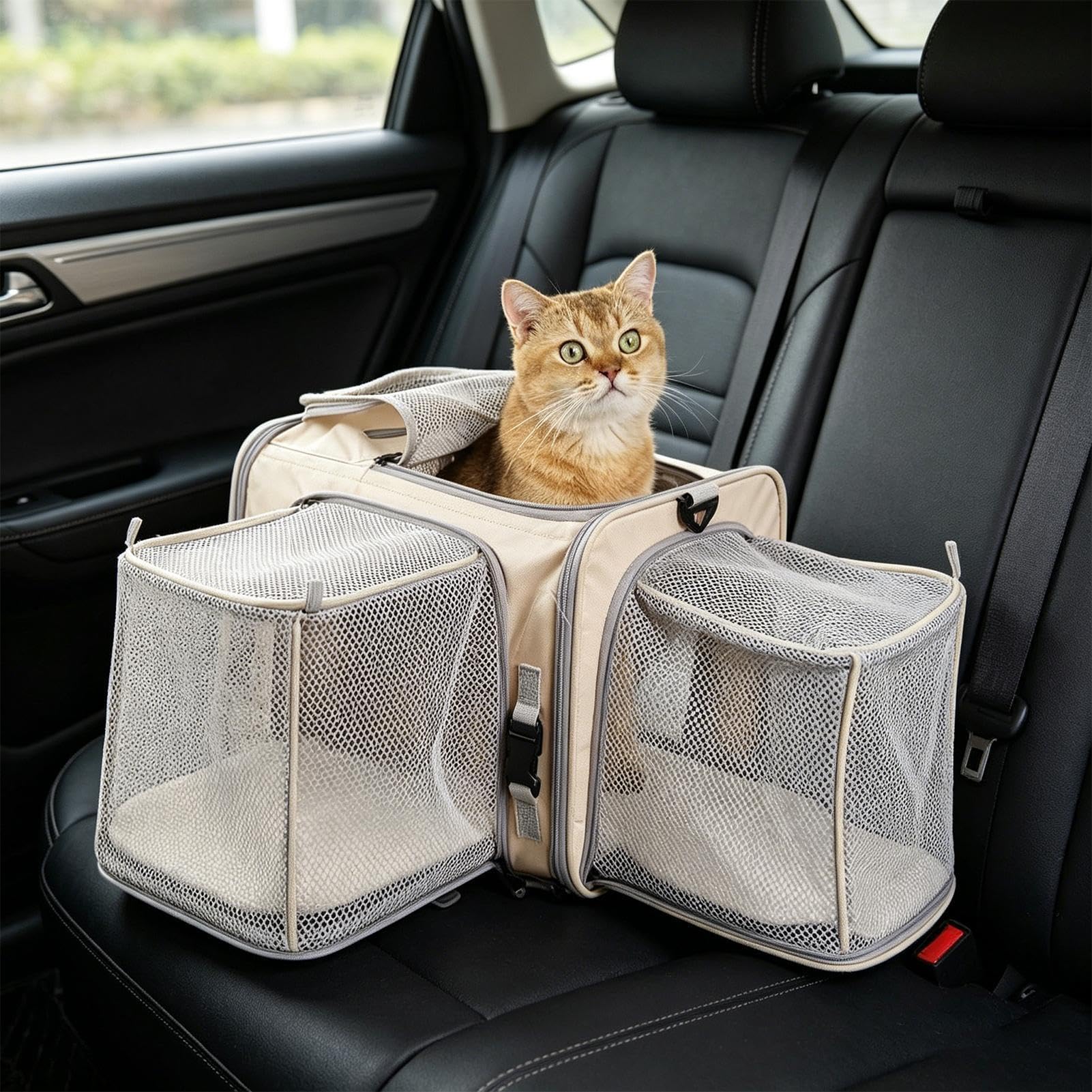 Transportín De Perros Pequeños Transportín Portátil Aprobado Por Aerolíneas | Jaula De Viaje Para Perros Veterinario Paseos Transporte Diario Coche Aeropuerto Salidas Compras