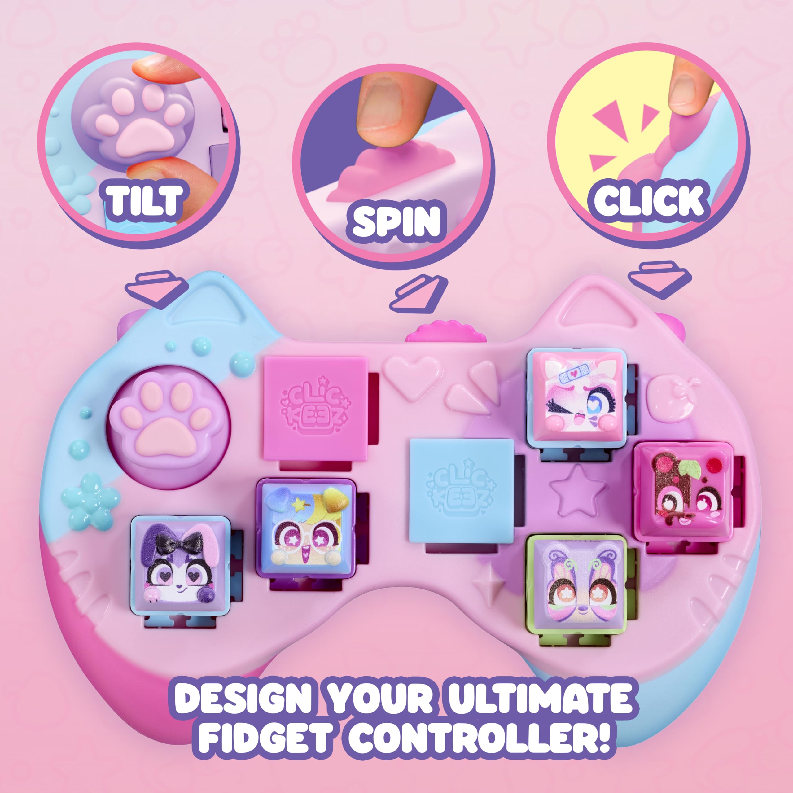 Clickeez: Clickee Controller, Pink, 22 x 6.5 x 14.7 cm - Image 4