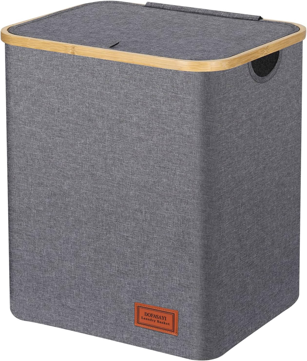 Amazon.com: Greenco Double Laundry Hamper w/Lid, Gray | 2 Section ...