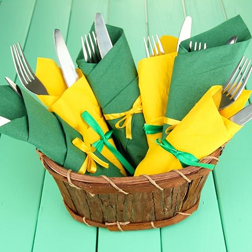 Miniatura 5 de Whaline Servilletas de papel de cóctel multicolor arcoíris de 2 capas para decoración de fiestas, 120 unidades