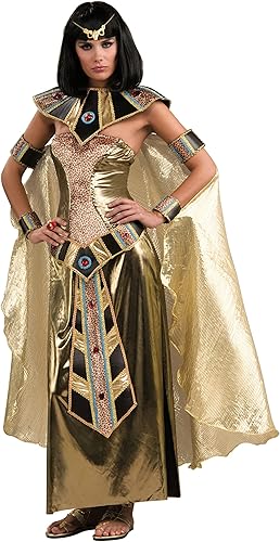 Forum Novelties - Disfraz de diosa egipcia para mujer, dorado, talla única de EE. UU, Oro
