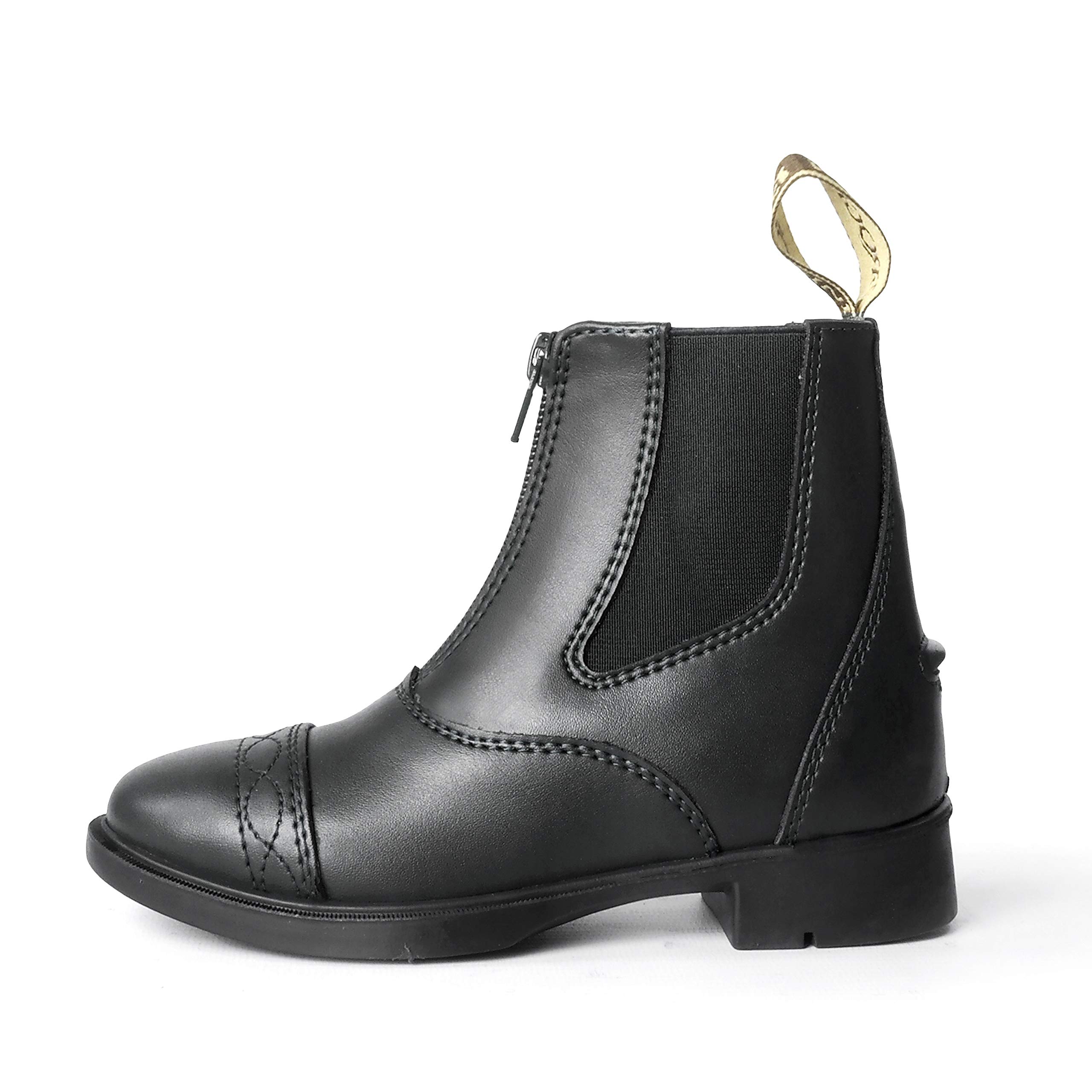 Brogini Unisex TR-BRG0410 Piccino dziecięce buty z zamkiem błyskawicznym, czarne, rozmiar 35