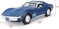 Vista 2 de Maisto 1/24 Edición Especial 1970 Chevrolet Corvette - Azul