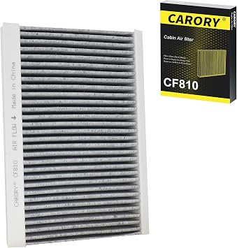 CARORY Cabin Air Filter w/Activated Carbon for Jeep Compass 2017-2026, Renegade 2015-2024, Fiat 500X 2016-2023, 500L 2014-2020, Dodge Hornet 2023-2025, OE# 68267921AA, 68212070AA, CF11810