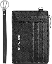 BOSTANTEN Geldbörse Damen Klein, PU Leder Kreditkartenetui RFID Schutz Geldbeutel Damen Kartenetui mit Münzfach, Mini Frauen Portemonnaie Kartenhalter Slim Wallet