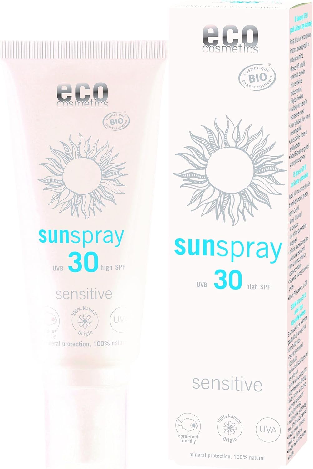 eco cosmetics Sonnenschutz Sonnenspray sensitive 100 ml