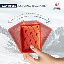 Warmzy Extreme Cold Reusable Body, Hand & Foot Warmers (4 Body + 2 Pair Hand + 1 Pair Foot)| Warmth for 9+ Hours| Self-Activated Pocket Heater Heat Pouch|Self Heating Trekking Accessories gallery image