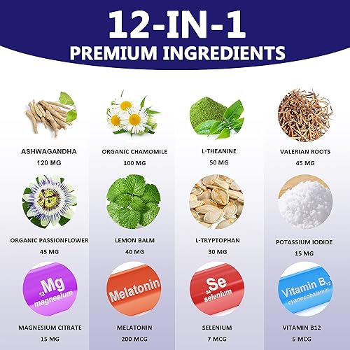 Miniatura 3 de Pet's - Tabletas de yoduro de potasio de 15 mg con complejo de melatonina para perros y gatos, sin lactosa y cero azúcar, apoyo tiroideo y ayuda