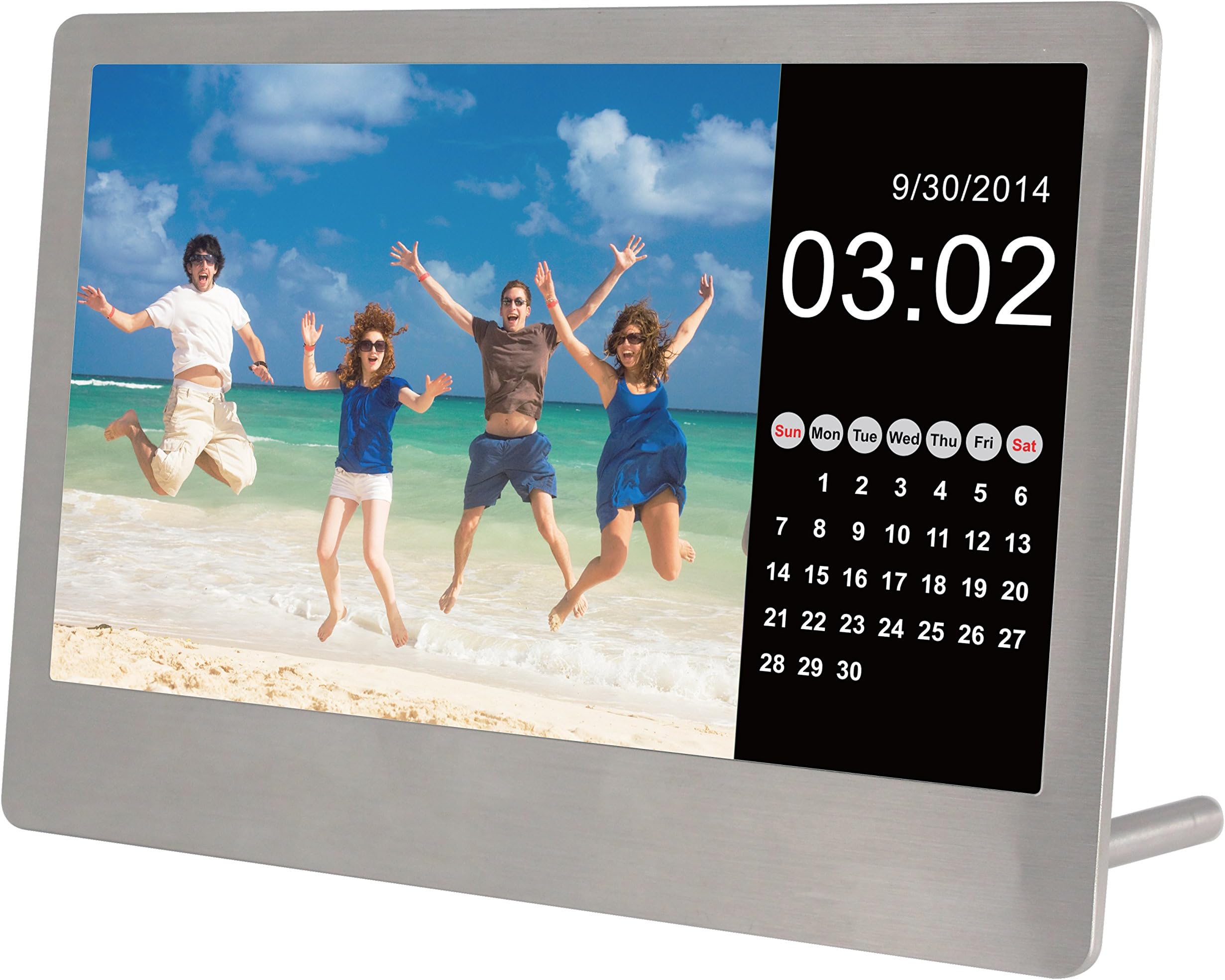Sylvania SDPF7977 7-Inch Stainless Steel Digital Photo Frame (Stainless Steel)